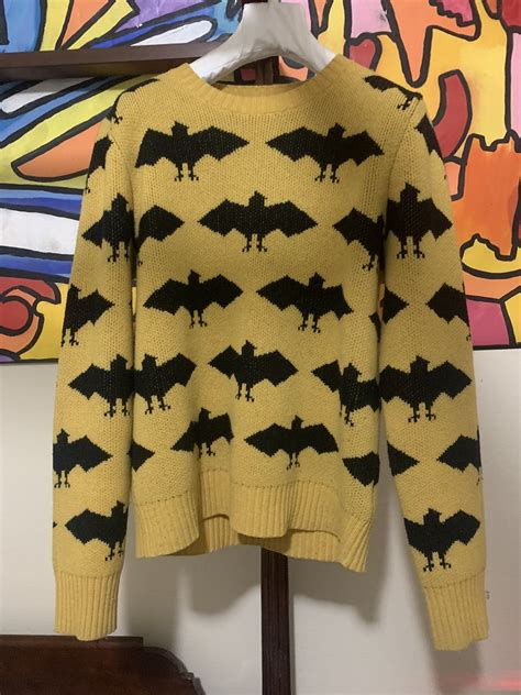 gucci bat sweater|Gucci jumper women.